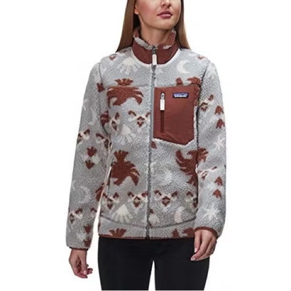 RARE Patagonia Classic Retro X High Pile Fleece Jacket in Drifter Grey - Picture 2 of 4